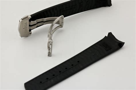 genuine omega seamaster rubber strap
